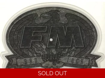 FM  ‎– Bad Luck - UK Limited Edition 2 Track 7" Shaped Picture Disc